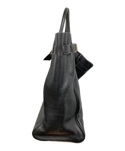 YOUNG & OLSEN The DRYGOODS STORE（ヤングアンドオルセン ザ ドライグッズストア）YOUNG & OLSEN The DRYGOODS STORE (ヤングアンドオルセン ザ ドライグッズストア) FRAMeWORK (フレームワーク) 別注レザートートバッグ ブラックの古着・服飾アイテム