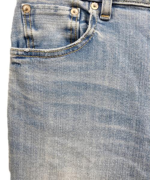 RED CARD（レッドカード）RED CARD (レッドカード) eclat (エクラ) 別注カットオフ ワイドデニムパンツ インディゴ サイズ:26の古着・服飾アイテム