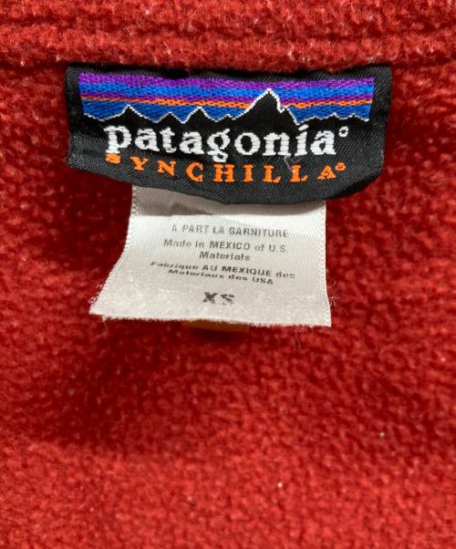 Patagonia（パタゴニア）Patagonia (パタゴニア) SYNCHILLAフリースプルオーバー レッド サイズ:XSの古着・服飾アイテム