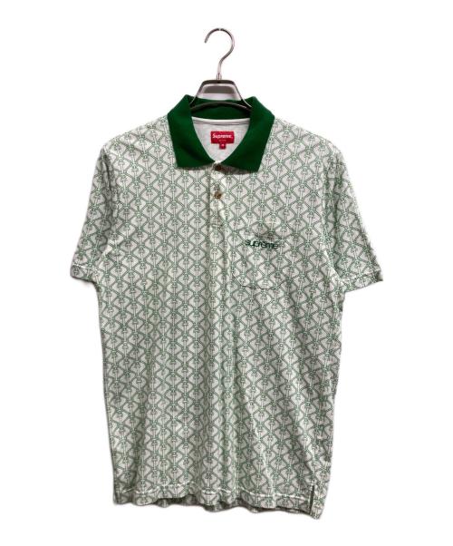 SUPREME（シュプリーム）Supreme (シュプリーム) ROPE PRINT POLO グリーン サイズ:Mの古着・服飾アイテム
