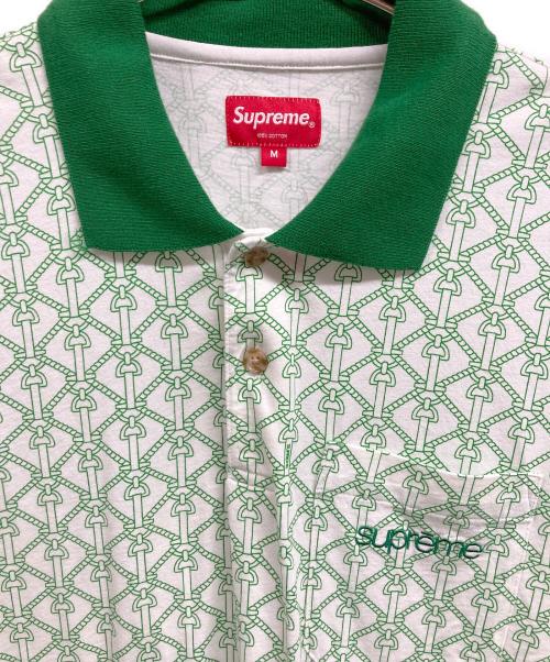SUPREME（シュプリーム）Supreme (シュプリーム) ROPE PRINT POLO グリーン サイズ:Mの古着・服飾アイテム