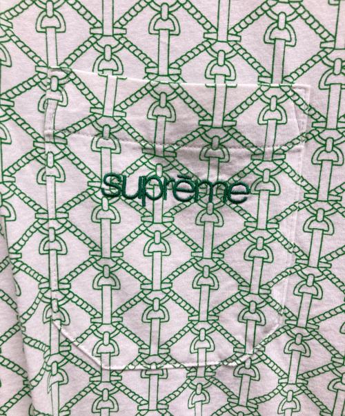 SUPREME（シュプリーム）Supreme (シュプリーム) ROPE PRINT POLO グリーン サイズ:Mの古着・服飾アイテム