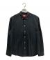 Supreme（シュプリーム）の古着「JACQUARD STRIPE TWILL  SHIRT」｜ブラック