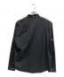 Supreme (シュプリーム) JACQUARD STRIPE TWILL  SHIRT ブラック サイズ:M：9000円