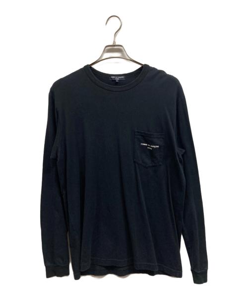 COMME des GARCONS HOMME（コムデギャルソン オム）COMME des GARCONS HOMME (コムデギャルソン オム) 長袖カットソー ブラック サイズ:Lの古着・服飾アイテム