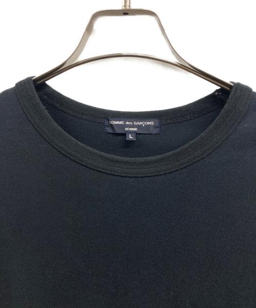 COMME des GARCONS HOMME（コムデギャルソン オム）COMME des GARCONS HOMME (コムデギャルソン オム) 長袖カットソー ブラック サイズ:Lの古着・服飾アイテム