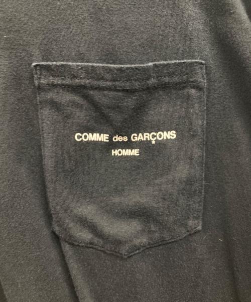 COMME des GARCONS HOMME（コムデギャルソン オム）COMME des GARCONS HOMME (コムデギャルソン オム) 長袖カットソー ブラック サイズ:Lの古着・服飾アイテム