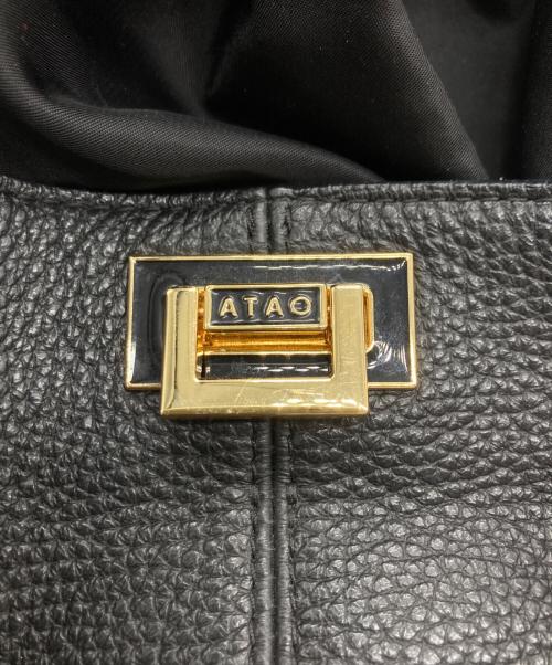 ATAO（アタオ）ATAO (アタオ) レザーリュック ブラックの古着・服飾アイテム