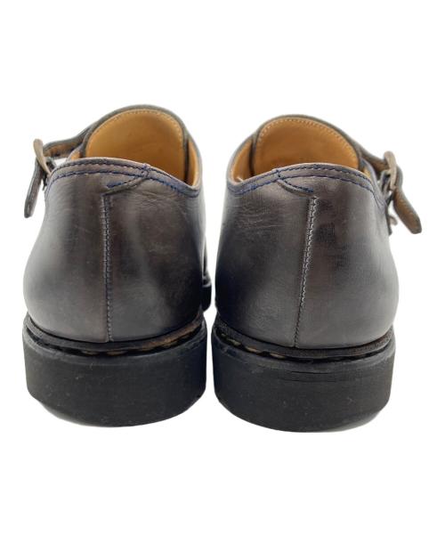 PARABOOT（パラブーツ）PARABOOT (パラブーツ) WILLIAM/ダブルモンクストラップシューズ ブラック サイズ:6の古着・服飾アイテム