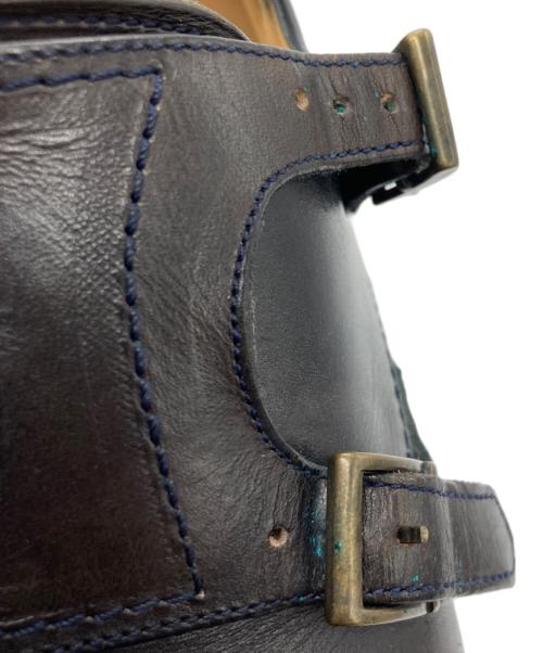PARABOOT（パラブーツ）PARABOOT (パラブーツ) WILLIAM/ダブルモンクストラップシューズ ブラック サイズ:6の古着・服飾アイテム