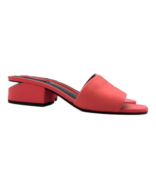 ALEXANDER WANG（アレキサンダー・ワン）ALEXANDER WANG (アレキサンダー・ワン) Lou Metallic Slide Sandal ピンク サイズ:37の古着・服飾アイテム