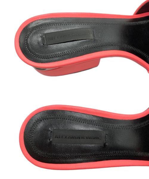 ALEXANDER WANG（アレキサンダー・ワン）ALEXANDER WANG (アレキサンダー・ワン) Lou Metallic Slide Sandal ピンク サイズ:37の古着・服飾アイテム