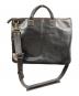 Y'2 LEATHER (ワイツーレザー) ANILINE STEER HELMET BAG ブラック：15000円