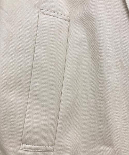 GALERIE VIE（ギャルリーヴィー）GALERIE VIE (ギャルリーヴィー) ドライコットンツイル ノーカラーコート ベージュ サイズ:36の古着・服飾アイテム