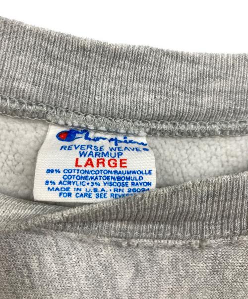 Champion（チャンピオン）Champion (チャンピオン) トリコタグ後期 リバースウィーブスウェット グレー サイズ:Ⅼの古着・服飾アイテム