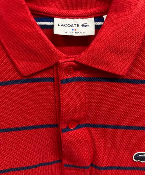 LACOSTE（ラコステ）LACOSTE (ラコステ) ポロシャツ レッド サイズ:XSの古着・服飾アイテム