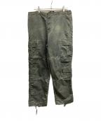 stussyステューシー）の古着「Dyed Nylon Surplus Cargo Pant」｜カーキ