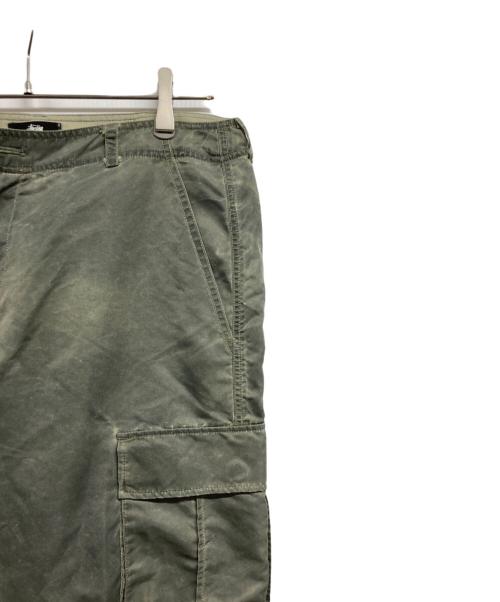 stussy（ステューシー）stussy (ステューシー) Dyed Nylon Surplus Cargo Pant カーキ サイズ:32の古着・服飾アイテム