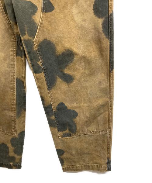 stussy（ステューシー）stussy (ステューシー) Floral Dye Work Pant ブラウン サイズ:34の古着・服飾アイテム