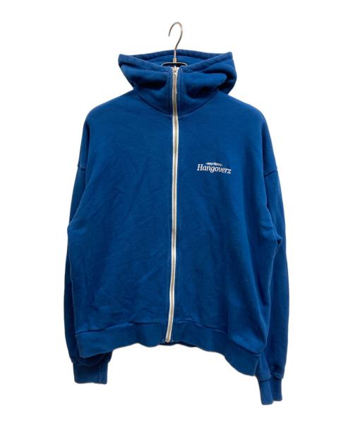 Hangover clothez（ハングオーバーズ クローズ）Hangover clothez (ハングオーバーズ クローズ) ジップパーカー ブルー サイズ:Lの古着・服飾アイテム