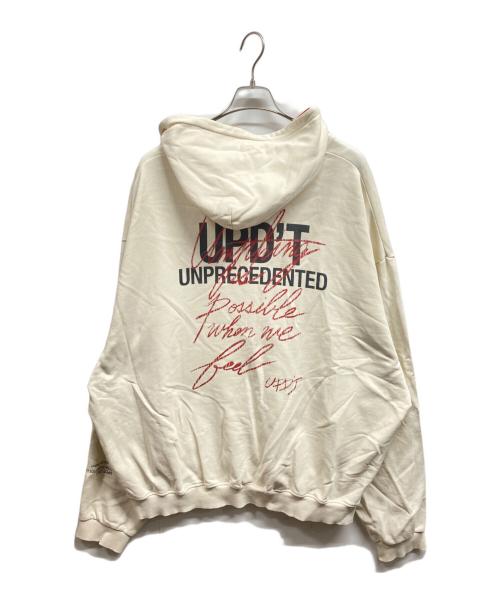 UNPRECEDENTED（アンプレシデンティッド）UNPRECEDENTED (アンプレシデンティッド) プルオーバーパーカー/UNPRECEDENTEDスウェット アイボリー サイズ:3の古着・服飾アイテム