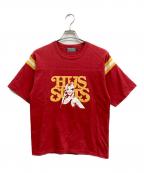 Hysteric Glamourヒステリックグラマー）の古着「25SS HYS STAR Tシャツ」｜レッド