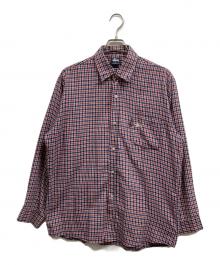 stussy（ステューシー）の古着「紺タグ チェックシャツ」｜レッド×ネイビー