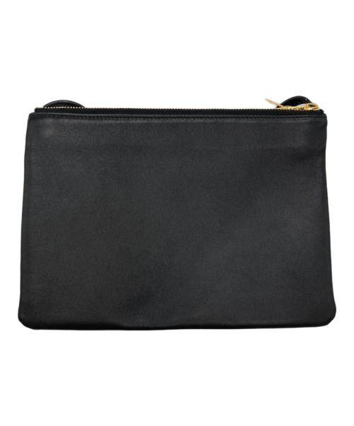 CELINE（セリーヌ）CELINE (セリーヌ) トリオラージ ショルダーバッグ ブラックの古着・服飾アイテム