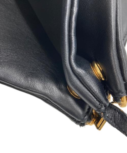 CELINE（セリーヌ）CELINE (セリーヌ) トリオラージ ショルダーバッグ ブラックの古着・服飾アイテム
