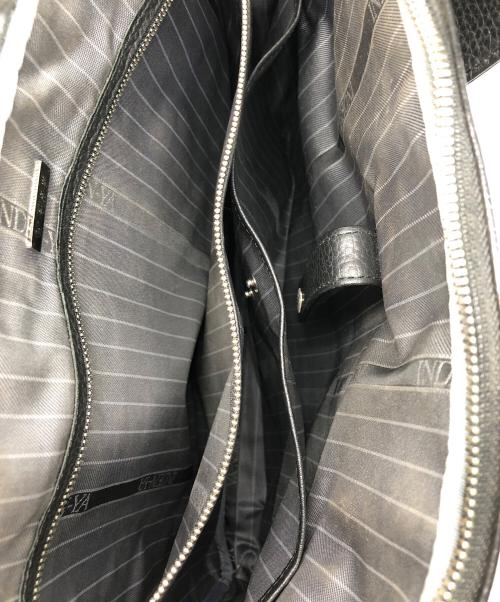 印傳屋（インデンヤ）印傳屋 (インデンヤ) 2WAYブリーフケース ブラックの古着・服飾アイテム
