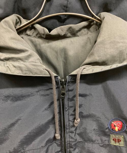 PAPAS（パパス）PAPAS (パパス) リバーシブルダウンジャケット ネイビー サイズ:Lの古着・服飾アイテム