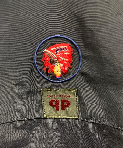 PAPAS（パパス）PAPAS (パパス) リバーシブルダウンジャケット ネイビー サイズ:Lの古着・服飾アイテム