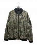 THE NORTH FACEザ ノース フェイス）の古着「Camouflage Bomber Jacket」｜グリーン