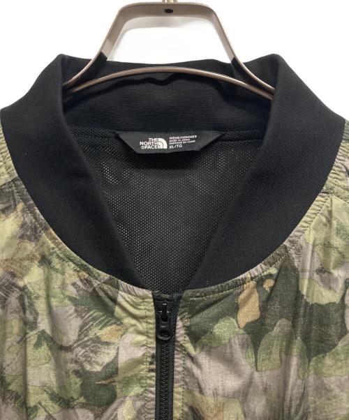 THE NORTH FACE（ザ ノース フェイス）THE NORTH FACE (ザ ノース フェイス) Camouflage Bomber Jacket グリーン サイズ:XLの古着・服飾アイテム