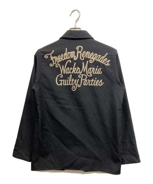 WACKO MARIA（ワコマリア）WACKO MARIA (ワコマリア) ウールシャツ ブラック サイズ:Ｓの古着・服飾アイテム