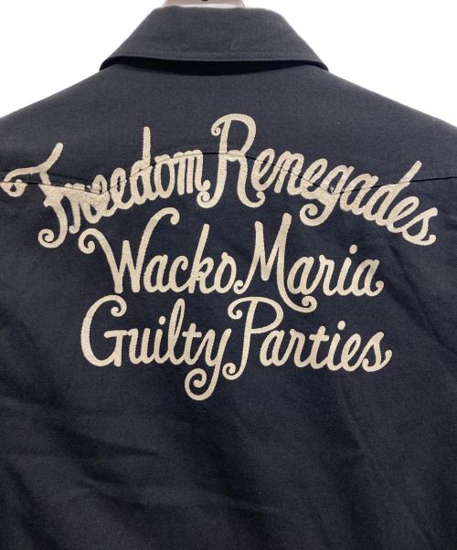 WACKO MARIA（ワコマリア）WACKO MARIA (ワコマリア) ウールシャツ ブラック サイズ:Ｓの古着・服飾アイテム