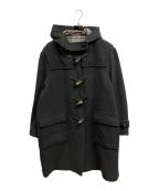 BURBERRY LONDONバーバリーロンドン）の古着「裏ノヴァチェックカシミヤ混ダッフルコート/	BURBERRY LONDON」｜グレー