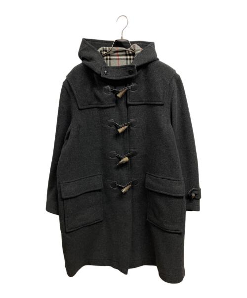 BURBERRY LONDON（バーバリーロンドン）BURBERRY LONDON (バーバリーロンドン) 裏ノヴァチェックカシミヤ混ダッフルコート/	BURBERRY LONDON グレー サイズ:Lの古着・服飾アイテム