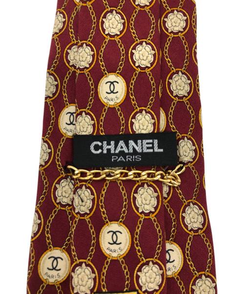 CHANEL（シャネル）CHANEL (シャネル) ネクタイ ボルドー サイズ:不明の古着・服飾アイテム