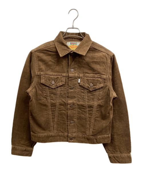 LEVI'S（リーバイス）LEVI'S (リーバイス) BIG E 60’s復刻 コーデュロイ トラッカージャケット ブラウン サイズ:36の古着・服飾アイテム
