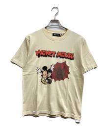 WIND AND SEA（ウィンダンシー）の古着「MICKEY/S/S TEE」｜ベージュ