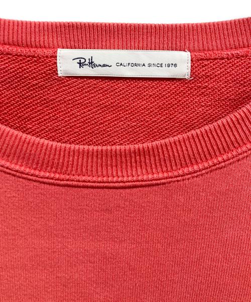 Ron Herman（ロンハーマン）Ron Herman (ロンハーマン) クルーネックスウェット レッド サイズ:Mの古着・服飾アイテム