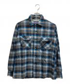 PENDLETONペンドルトン）の古着「50ｓボードシャツ」｜グレー×ブルー