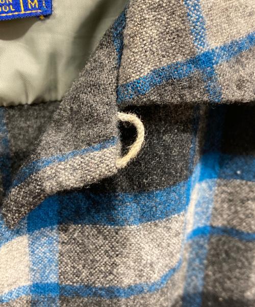 PENDLETON（ペンドルトン）PENDLETON (ペンドルトン) 50ｓボードシャツ グレー×ブルー サイズ:Mの古着・服飾アイテム