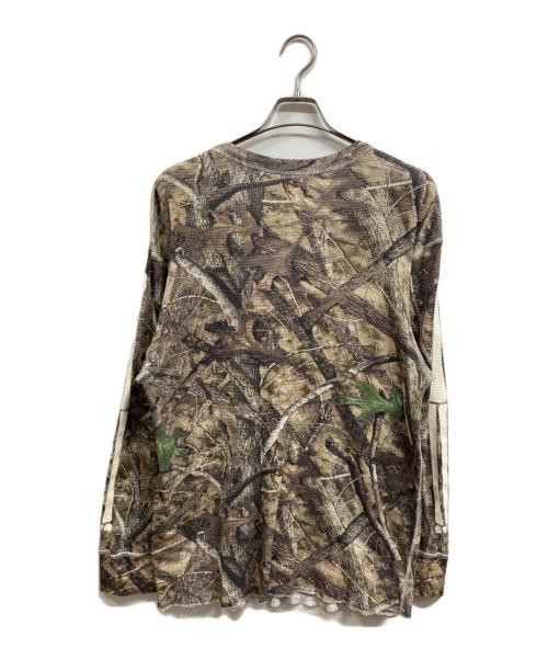 SUPREME（シュプリーム）Supreme (シュプリーム) Hanes (ヘインズ) 24FW Bones Thermal Crew カーキ サイズ:XLの古着・服飾アイテム