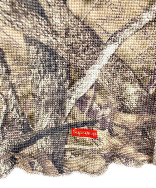 SUPREME（シュプリーム）Supreme (シュプリーム) Hanes (ヘインズ) 24FW Bones Thermal Crew カーキ サイズ:XLの古着・服飾アイテム