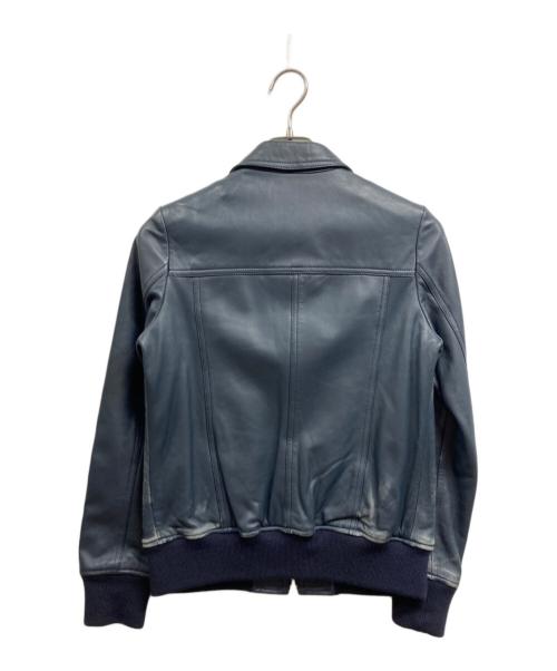 Hysteric Glamour（ヒステリックグラマー）Hysteric Glamour (ヒステリックグラマー) ラムレザーブルゾン ネイビー サイズ:ＦＲＥＥの古着・服飾アイテム