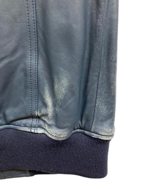 Hysteric Glamour（ヒステリックグラマー）Hysteric Glamour (ヒステリックグラマー) ラムレザーブルゾン ネイビー サイズ:ＦＲＥＥの古着・服飾アイテム
