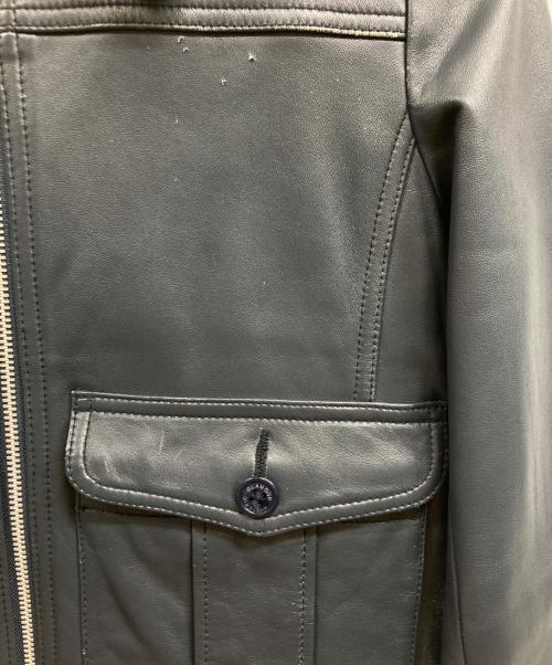 Hysteric Glamour（ヒステリックグラマー）Hysteric Glamour (ヒステリックグラマー) ラムレザーブルゾン ネイビー サイズ:ＦＲＥＥの古着・服飾アイテム