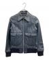 Hysteric Glamour（ヒステリックグラマー）の古着「ラムレザーブルゾン」｜ネイビー